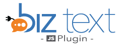 Biz Text JS Plugin Logo